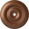 Ekena Millwork Classic Ceiling Medallion (Fits Canopies up to 8 1/4"), 44 1/2"OD x 4"ID x 4 "P, Polished Copper CM44CLPOS - alternate 1